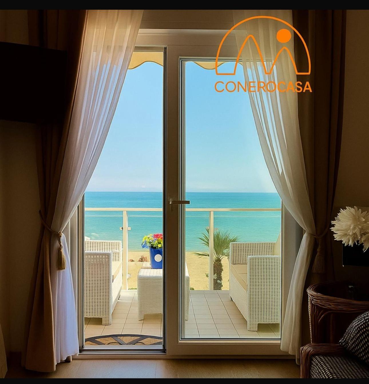 Conero Casa - Marcelli Di Numana In Via Litoranea 101 Sul Mare Vista Spiaggia Con Parcheggio Esclusivo Extérieur photo